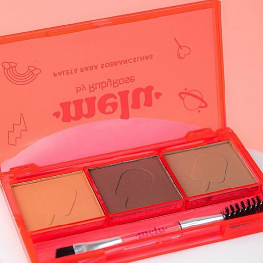 Kit De Sombras Para Cejas - Melu By Ruby Rose