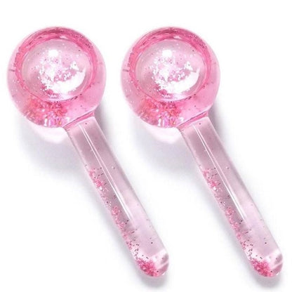 Crystal Ice Globes Purpurina Rosa