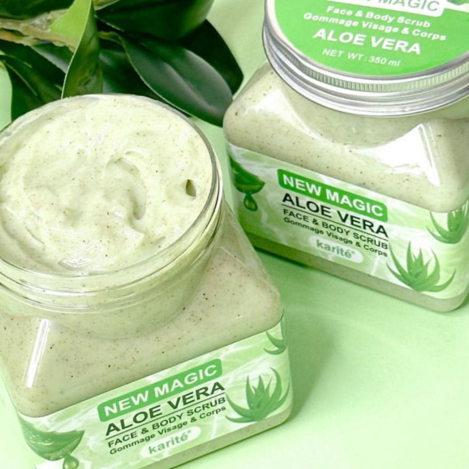 Exfoliante p/ Rostro De Aloe Vera Karité